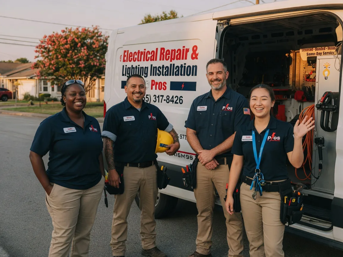 Licensed Electrician company in Oilton, TX